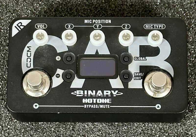 Hotone Binary IR Cab Impulse Response Cabinet Emulator - Black/Gray image 1