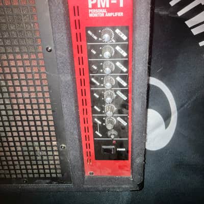 Roland PM-1 Personal Monitor 4-Channel 60-Watt 1x12" Electronic Drum Amp 2002 - 2005 - Black / Red image 2