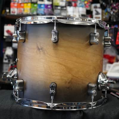 PDP Concept Maple Series 14" Floor Tom w/ Legs - Satin Charcoal Burst | 12x14" image 2