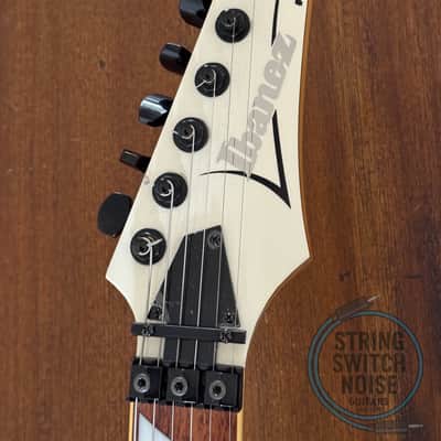 Ibanez RG350 DX Guitar, White, 2007, WIZZARD II NECK image 7