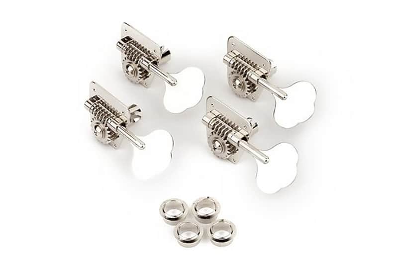 Fender Vintage-Style '70s Bass Tuning Machines (Import), Chrome (4) 2016 image 1