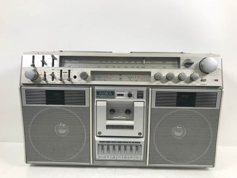 AIWA CS-90X Stereo Boombox Cassette Recorder image 1