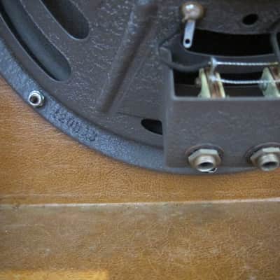 AMPRO Speaker Cabinet 12" 16 OHM Jensen Plug & Play Circa-1948-Brown Wrap image 13