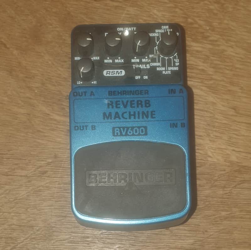 Behringer RV600 Reverb Machine Pedal 2010s - Standard image 1