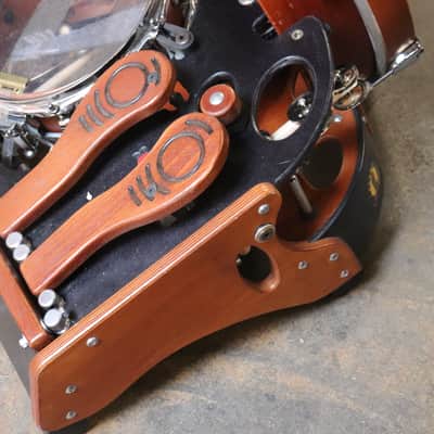 Farmer Foot Drums 7 Pedal Portable Acoustic Foot Percussion With Case image 7