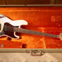 Fender Jazz Bass 1962 pre-CBS, refin Olympic white over Sunburst