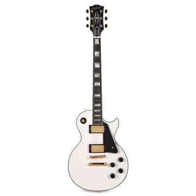 Epiphone "Inspired by Gibson Custom Shop" Les Paul Custom Guitar w/Hard Case - Alpine White image 2