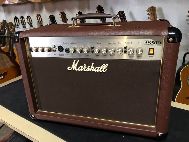 Ampli Marshall Acoustic Soloist AS50D 2 canaux 50 Watts 2x8 Electro-Acoustic guitare et voix image 1