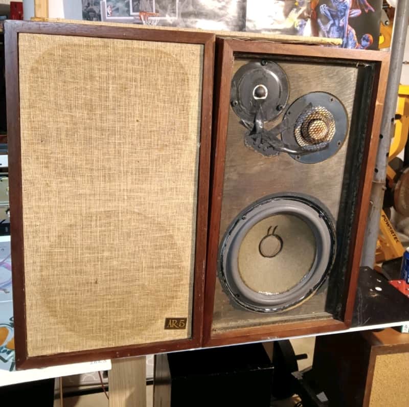 Vintage Acoustic Research AR-5 Speaker Pair image 1
