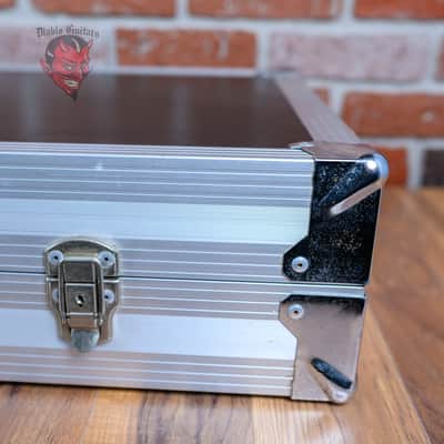 Fender Hendrix Monterey Flight Case 1997 - Black & Chrome With Blue Interior image 9