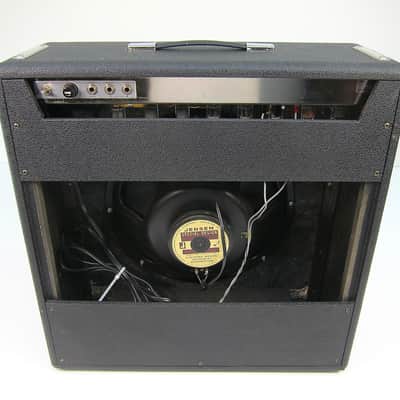 1965 Univox Amp U305R Thunderbolt (2) 6973's 1X15" Jensen Special Design all orig with footswitch image 11