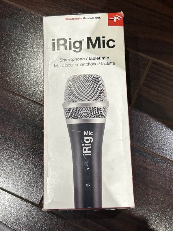 IK Multimedia iRig Mic Handheld Condenser Microphone for Smartphone & Tablet image 1