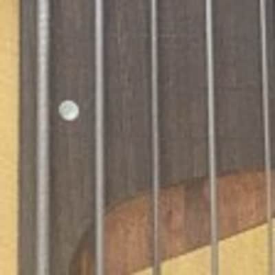 Ibanez SRH505F 5-String Fretless Hollowbody Bass, Flat Natural Browned Burst image 5