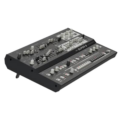 UDO Super 6 Polyphonic Analog Desktop Synthesizer Limited Edition Black image 2