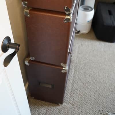 Rivera Rivera Sedona Tube Head + Dual Matching Sedona EX Extension Cabinets (Full Stack) – Loaded with JBL Drivers 2010 - Brown Rolex image 5