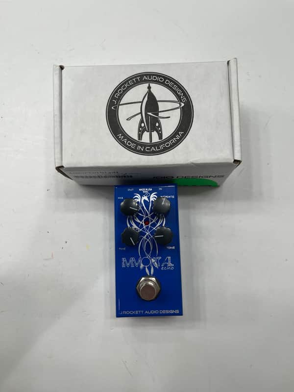 J. Rockett Audio Designs Immortal Echo Delay Mini Guitar Effect Pedal + Box image 1