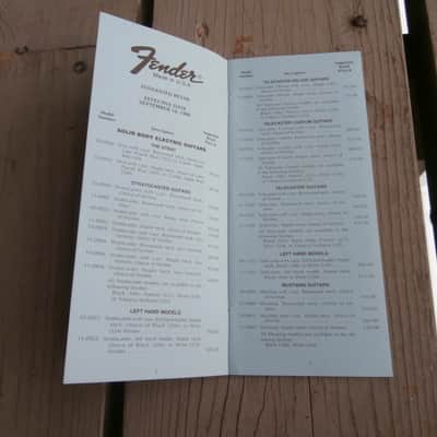 Vintage 1980 Fender Price List! Case Candy! Amplifiers, Guitars, Basses! image 2