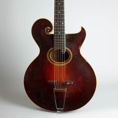 Gibson  Style O Artist Arch Top Acoustic Guitar,  c. 1919, original black hard shell case. image 1
