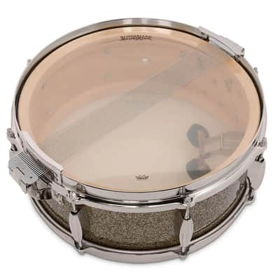 Slingerland Radio King Solid Maple Snare Drum 14x5.5 Gold Glass image 6