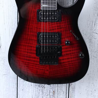 Ibanez Gio GRG320 Solid Body Electric Guitar Transparent Red Burst Finish image 1