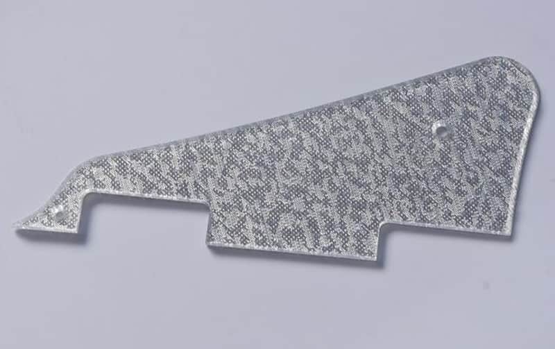 Pickguard Les Paul-Silver Sparkle image 1