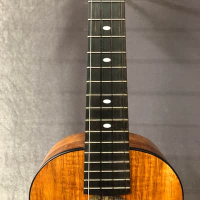 Kala 1KOA-T Prototype All Solid Koa Satin Tenor Ukulele w/ Tweed Hard Case and D'addario Humidifier image 4