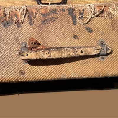 1950's Fender Pro 5C5 Tweed Wide Panel - New Cabinet, comes with original image 11