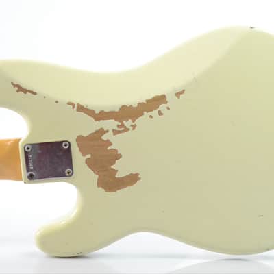 Fender 1962 Precision Bass Relic Olympic White Justin Meldal-Johnsen #32892 image 12
