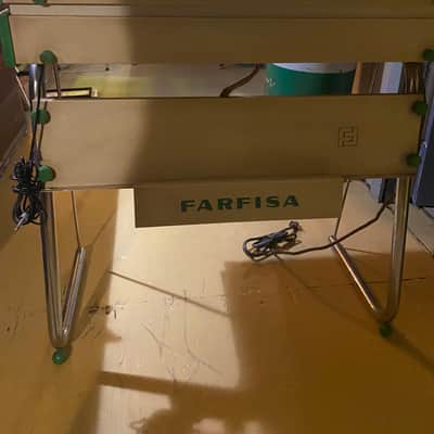 Farfisa Fast 3 Organ 1960 - White and green image 3