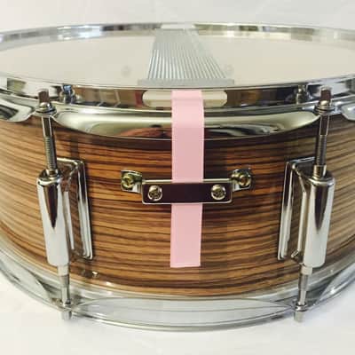 2x SnareFlair Drum Percussion Straps Shell Pink USA Made Snare Flair image 1