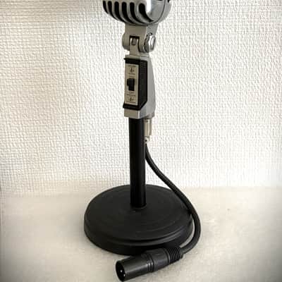 Vintage 1950's-60's Shure 55SW Dynamic Microphone, working great, w/cable-stand image 10