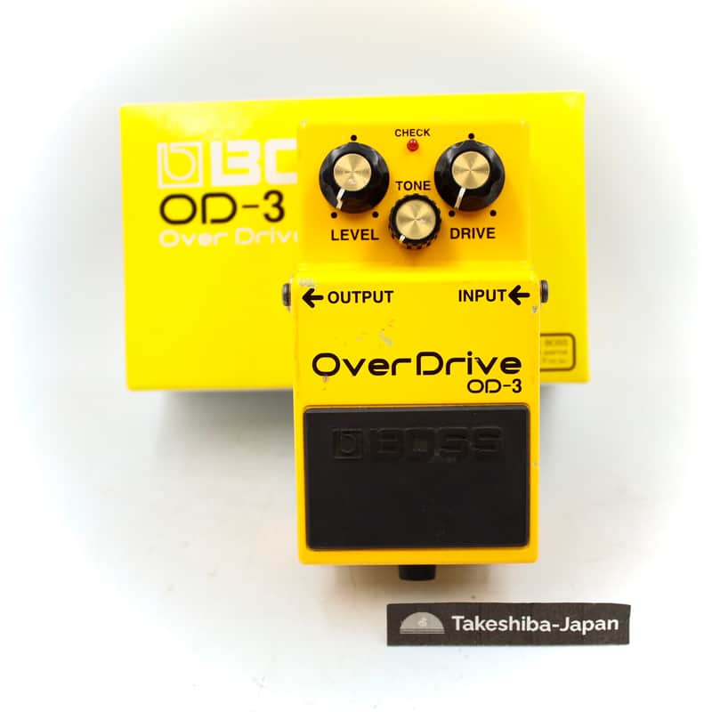 Boss OD-3 Overdrive With Original Box Guitar Effect Pedal KZ90278