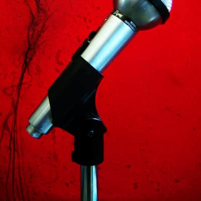 Vintage 1970's Shure 533SB dynamic microphone Low Z Satin Chrome w accessories SM58 image 10