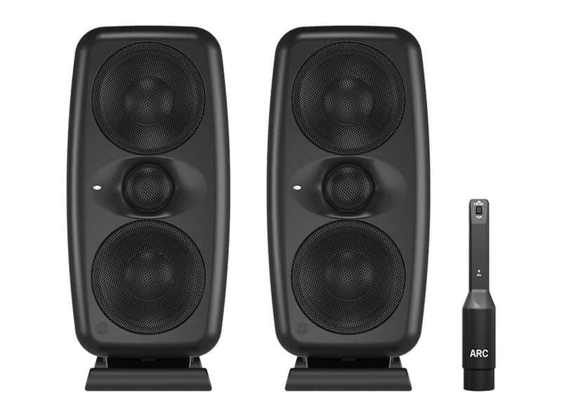 IK Multimedia iLoud MTM MKII Nearfield Studio Monitors (Black) (Pair) image 1
