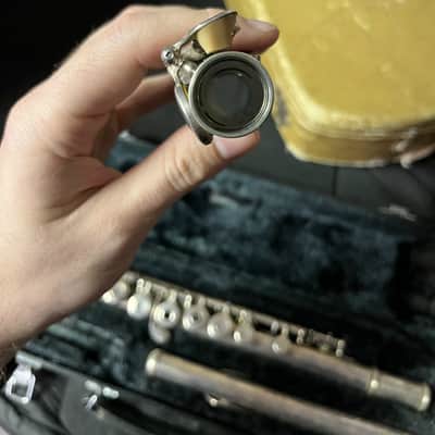Used Yamaha 265s Intermediate Open Hole Flute AS IS image 6