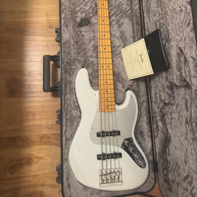 Fender American Ultra II Jazz Bass V with Maple Fretboard - Avalanche image 1