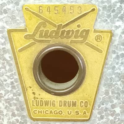 Ludwig 22,13,16"Silver Sparkle 60s"Super Classic"Drum Set Vintage'68 Natural Mpl image 16
