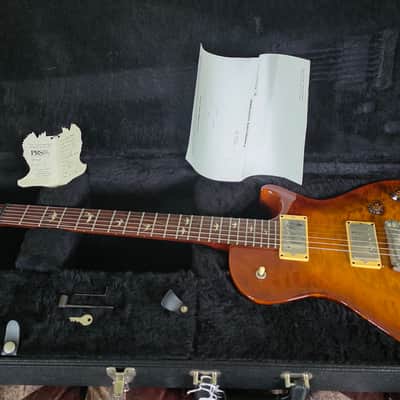 PRS Singlecut 20th Anniversary Artist 10 Top BIRDS IN FLIGHT 2006 AAA Amber Quilt USA American Single Cut Paul Reed Smith Guitar image 8
