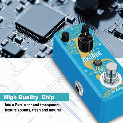 Stax Guitar Analog Chorus Pedal – BBD Circuit, Warm Ensemble Effect, True Bypass image 5