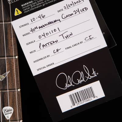 PRS 40th Anniversary Custom 24 Limited Edition - Tiger Eye image 16