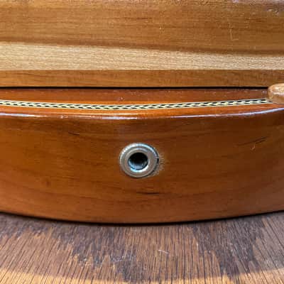 Orthey Custom 21-Key Autoharp Cherry Finish w/ Pickup and Gig Bag image 7