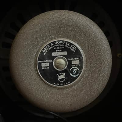 Vintage Bell & Howell Filmosound 1x12” Cab - 25W @ 16 Ohm AlNiCo Jensen Speaker - 1940’s/1950’s Made In USA image 10
