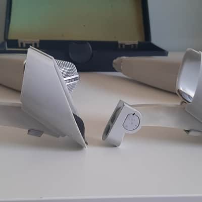 Set of 2x Sennheiser MD 421-N Cardioid Dynamic Microphones 1960s - 1980s - White image 5