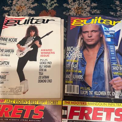 14 vintage Guitar Magazines image 4