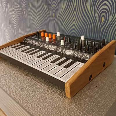 Recessed Solid Oak stand for the Arturia Microfreak Synth image 2