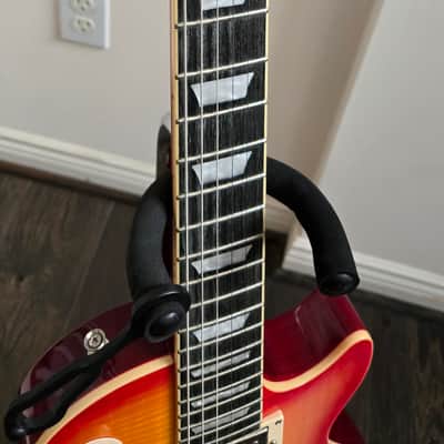 Epiphone '60 Les Paul Tribute Standard 2012 - 2015 Faded Cherry Sunburst image 4