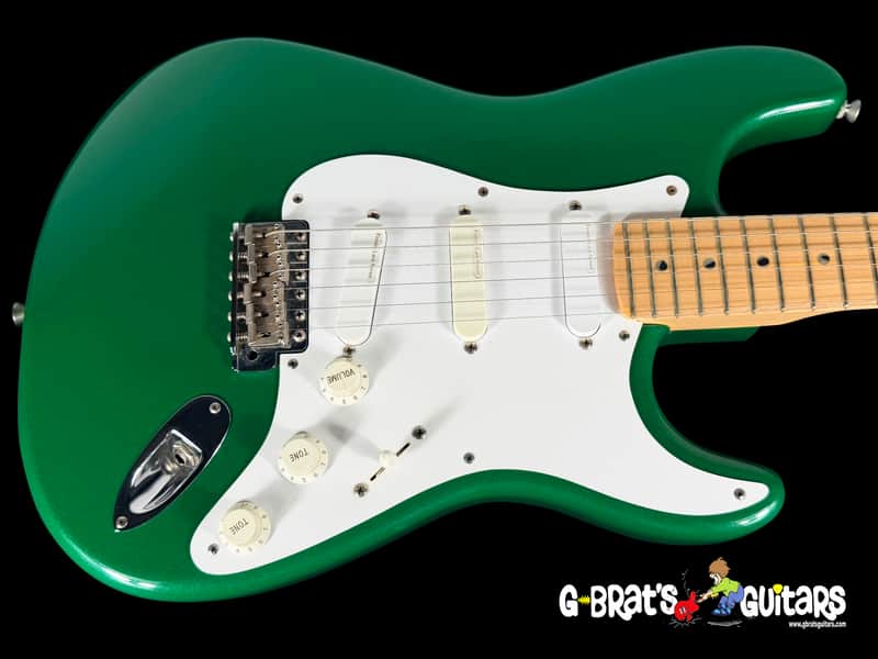 1995 Fender Stratocaster Eric Clapton Signature with Lace Sensors ~ Candy Green