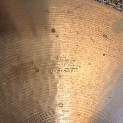 Rare Vintage Paiste 602 Pre Serial 22” FACTORY “MEDIUM” Ride Crash at ONLY 2790 g CLEAN Light and SHIMMERING! Sounds Amazing! image 3