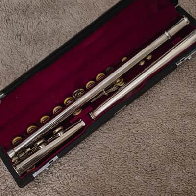Muramatsu M-40 Tokyo Vintage Flute Silver Headjoint with Muramatsu Case 0KL6 image 6