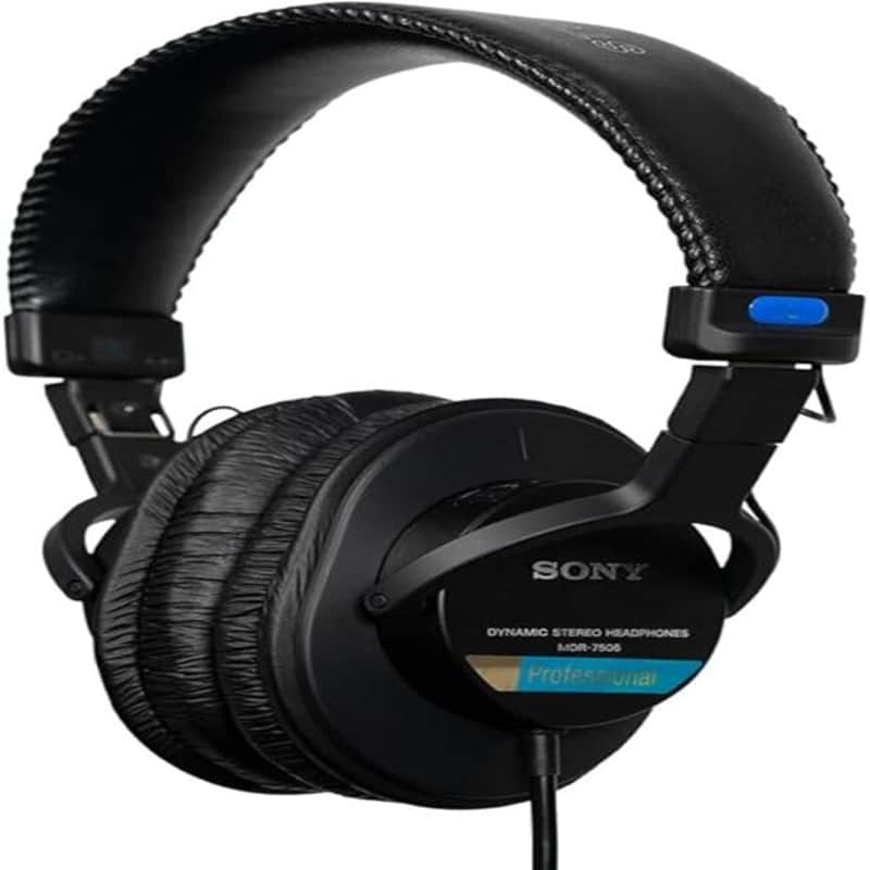Sony MDR-7506 Professional Studio Monitor Headphones image 1